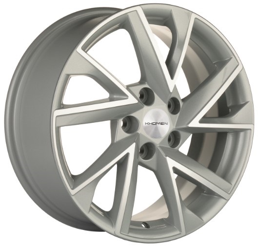Диски Khomen Wheels KHW1714 (CX-5/Seltos/Optima) F-Silver-FP